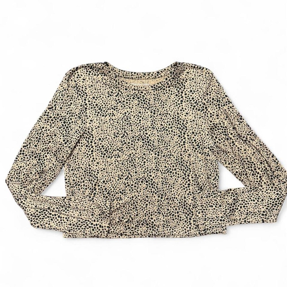 American Eagle Outiftters Leopard Print Long Sleeve Size L